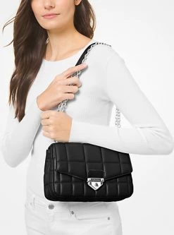 MICHAEL Michael Kors SoHo Large Quilted Leather Shoulder Bag -Damenbekleidungsgeschäft 30F0S1SL3L 0001 4