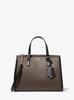 MICHAEL Michael Kors Chantal Medium Logo Satchel