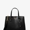 MICHAEL Michael Kors Chantal Medium Pebbled Leather Satchel -Damenbekleidungsgeschäft 30F2G7CS2T 0001 IS