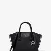 MICHAEL Michael Kors Avril Small Leather Top-Zip Satchel