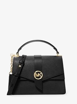 MICHAEL Michael Kors Greenwich Medium Saffiano Leather Satchel