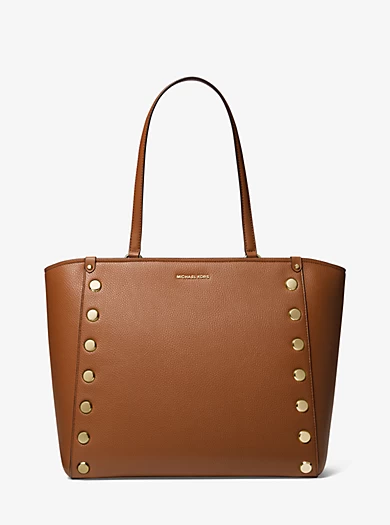 MICHAEL Michael Kors Holly Large Studded Faux Leather Tote Bag 3 MICHAEL Michael Kors Holly Large Studded Faux Leather Tote Bag