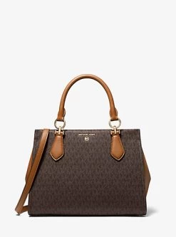 MICHAEL Michael Kors Marilyn Medium Logo Satchel