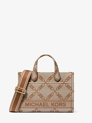 MICHAEL Michael Kors Gigi Small Empire Logo Jacquard Messenger Bag 3 MICHAEL Michael Kors Gigi Small Empire Logo Jacquard Messenger Bag