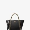 MICHAEL Michael Kors Westley Small Pebbled Leather Chain-Link Tote Bag 1 MICHAEL Michael Kors Westley Small Pebbled Leather Chain-Link Tote Bag -Damenbekleidungsgeschäft 30S3G5WT1L 0001 IS
