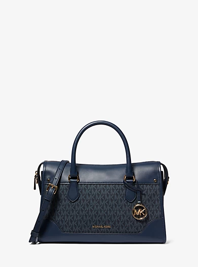 MICHAEL Michael Kors Harrison Medium Logo Satchel 3 MICHAEL Michael Kors Harrison Medium Logo Satchel