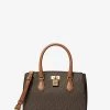 MICHAEL Michael Kors Ruby Small Logo Satchel -Damenbekleidungsgeschäft 30S3GR0S1B 1335 IS