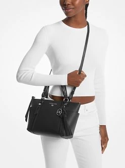 MICHAEL Michael Kors Sullivan Small Saffiano Leather Top-Zip Tote Bag -Damenbekleidungsgeschäft 30T0SNXT1L 0001 4