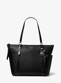 MICHAEL Michael Kors Sullivan Large Saffiano Leather Top-Zip Tote Bag