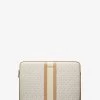 MICHAEL Michael Kors Jet Set Logo Stripe 13 Inch Laptop Case -Damenbekleidungsgeschäft 32H0GJ6T7B 0152 IS