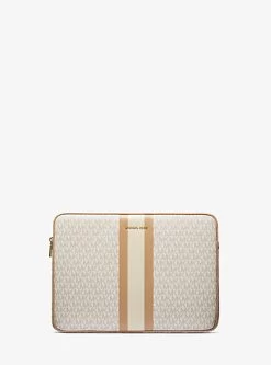 MICHAEL Michael Kors Jet Set Logo Stripe 13 Inch Laptop Case