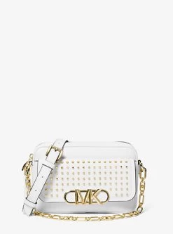 MICHAEL Michael Kors Parker Medium Studded Leather Crossbody Bag