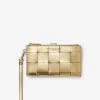 MICHAEL Michael Kors Adele Metallic Woven Leather Smartphone Wallet 2 MICHAEL Michael Kors Adele Metallic Woven Leather Smartphone Wallet -Damenbekleidungsgeschäft 32S3GJ6W4M 0705 IS