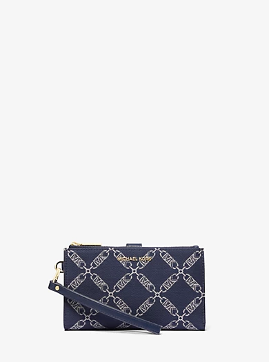 MICHAEL Michael Kors Adele Empire Logo Jacquard Smartphone Wallet 3 MICHAEL Michael Kors Adele Empire Logo Jacquard Smartphone Wallet