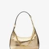 MICHAEL Michael Kors Piper Small Metallic Snake Embossed Leather Shoulder Bag 1 MICHAEL Michael Kors Piper Small Metallic Snake Embossed Leather Shoulder Bag -Damenbekleidungsgeschäft 32S3GP1C1M 0705 IS
