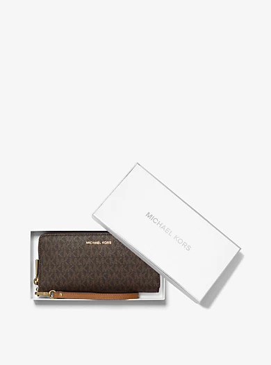 MICHAEL Michael Kors Large Logo Continental Wallet 3 MICHAEL Michael Kors Large Logo Continental Wallet – Bild 2
