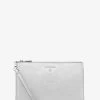 MICHAEL Michael Kors Large Metallic Pebbled Leather Wristlet -Damenbekleidungsgeschäft 34F3ST9W3M 0040 IS