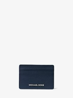 MICHAEL Michael Kors Pebbled Leather Card Case