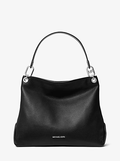 MICHAEL Michael Kors Trisha Large Pebbled Leather Hobo Shoulder Bag 3 MICHAEL Michael Kors Trisha Large Pebbled Leather Hobo Shoulder Bag