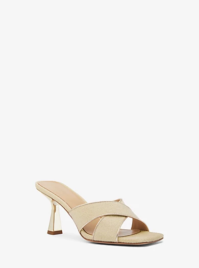 MICHAEL Michael Kors Clara Glitter Chain-Mesh Mule 3 MICHAEL Michael Kors Clara Glitter Chain-Mesh Mule