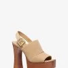 MICHAEL Michael Kors Rye Suede Platform Sandal -Damenbekleidungsgeschäft 40F3RYHS2S 0220 IS