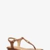 MICHAEL Michael Kors Mallory Leather T-Strap Sandal 1 MICHAEL Michael Kors Mallory Leather T-Strap Sandal -Damenbekleidungsgeschäft 40S3MAFS1L 0230 IS
