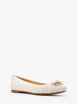 MICHAEL Michael Kors Alice Logo Ballet Flat