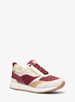 MICHAEL Michael Kors Allie Stride Mixed-Media Trainer