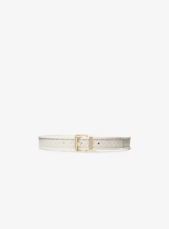 MICHAEL Michael Kors Reversible Logo And Leather Belt
