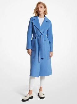 MICHAEL Michael Kors Wool Blend Trench Coat