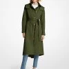 MICHAEL Michael Kors Cotton Blend Trench Coat 1 MICHAEL Michael Kors Cotton Blend Trench Coat -Damenbekleidungsgeschäft 77C6238M72 0312 IS