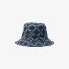 MICHAEL Michael Kors Empire Logo Jacquard Denim Bucket Hat -Damenbekleidungsgeschäft MF300019NJ 0406 IS