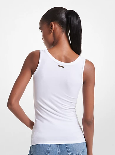 MICHAEL Michael Kors Stretch Jersey Tank Top 4 MICHAEL Michael Kors Stretch Jersey Tank Top – Bild 2