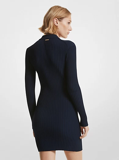 MICHAEL Michael Kors Stretch Knit Polo Dress 4 MICHAEL Michael Kors Stretch Knit Polo Dress – Bild 2
