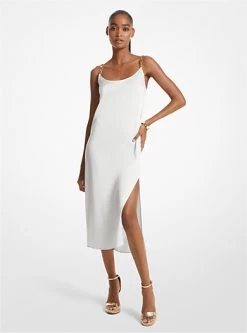 MICHAEL Michael Kors Crepe Chain Midi Dress