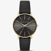 Michael Kors Pyper Gold-Tone And Leather Watch 2 Michael Kors Pyper Gold-Tone And Leather Watch -Damenbekleidungsgeschäft MK2747 0710 IS