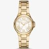 Michael Kors Mini Camille Gold-Tone Watch -Damenbekleidungsgeschäft MK7255 0622 IS