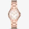 Michael Kors Mini Camille Rose Gold-Tone Watch 1 Michael Kors Mini Camille Rose Gold-Tone Watch -Damenbekleidungsgeschäft MK7256 0710 IS