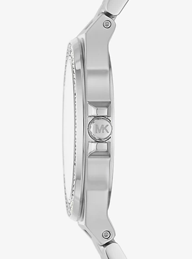 Michael Kors Mini Lennox Pavé Silver-Tone Watch 4 Michael Kors Mini Lennox Pavé Silver-Tone Watch – Bild 2