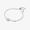 Michael Kors Sterling Silver Pavé Halo Slider Bracelet -Damenbekleidungsgeschäft MKC1404BJ 0040 IS