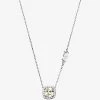 Michael Kors Sterling Silver Pavé Halo Necklace 2 Michael Kors Sterling Silver Pavé Halo Necklace -Damenbekleidungsgeschäft MKC1407BJ 0040 IS