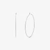 Michael Kors Precious Metal-Plated Sterling Silver Whisper Hoop Earrings -Damenbekleidungsgeschäft MKC1411AA 0040 IS
