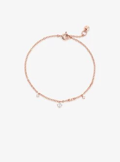 Michael Kors 14K Rose Gold-Plated Sterling Silver Stone Bracelet 5 Michael Kors 14K Rose Gold-Plated Sterling Silver Stone Bracelet -Damenbekleidungsgeschäft MKC1501AN 0622 2