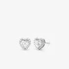 Michael Kors Sterling Silver Pavé Heart Stud Earrings -Damenbekleidungsgeschäft MKC1519AN 0040 IS
