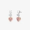 Michael Kors Precious Metal-Plated Sterling Silver Heart Drop Earrings -Damenbekleidungsgeschäft MKC1593A2 0991 IS