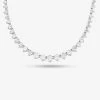 Michael Kors Sterling Silver Crystal Necklace -Damenbekleidungsgeschäft MKC1611AN 0040 IS