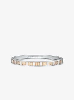 Michael Kors Limited-Edition Sterling Silver Crystal Bangle