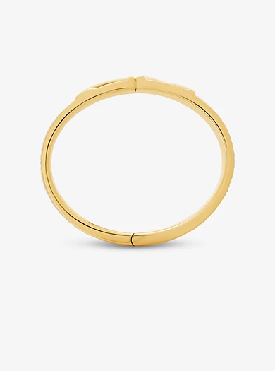 Michael Kors Mott Gold-Tone Logo Bangle 4 Michael Kors Mott Gold-Tone Logo Bangle – Bild 2