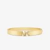 Michael Kors 14K Gold-Plated Brass Pavé Logo Bangle -Damenbekleidungsgeschäft MKJ7966 0710 IS