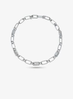 Michael Kors Precious Metal-Plated Brass Chain Link Necklace